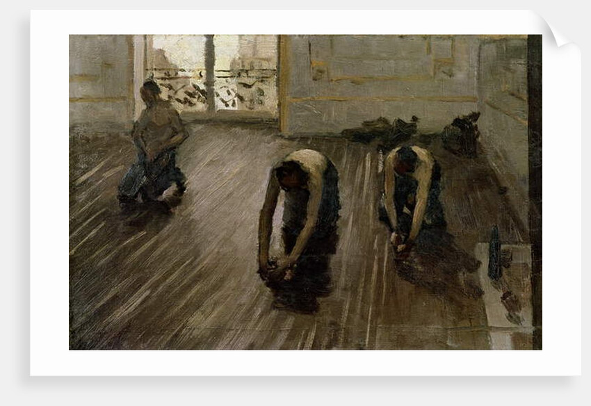 Study for 'The Parquet Planers', 1875 by Gustave Caillebotte