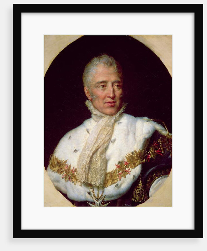 Portrait of Charles X King of France by Georges Rouget
