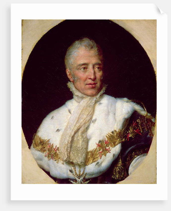 Portrait of Charles X King of France by Georges Rouget