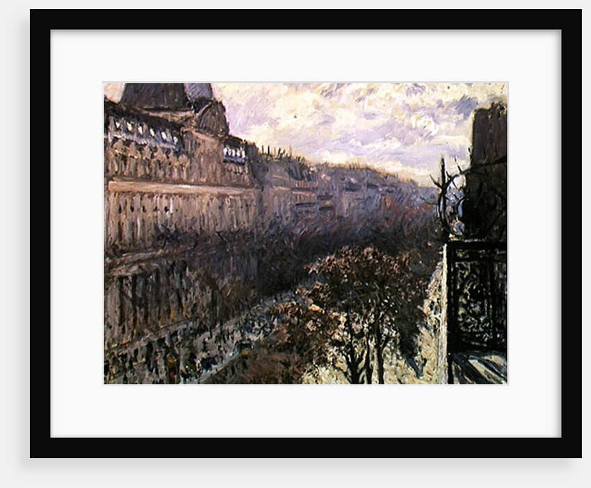 Boulevard des Italiens, c.1880 by Gustave Caillebotte
