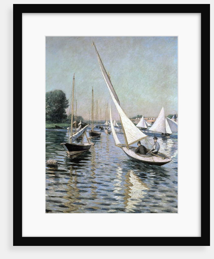 Regatta at Argenteuil, 1893 by Gustave Caillebotte