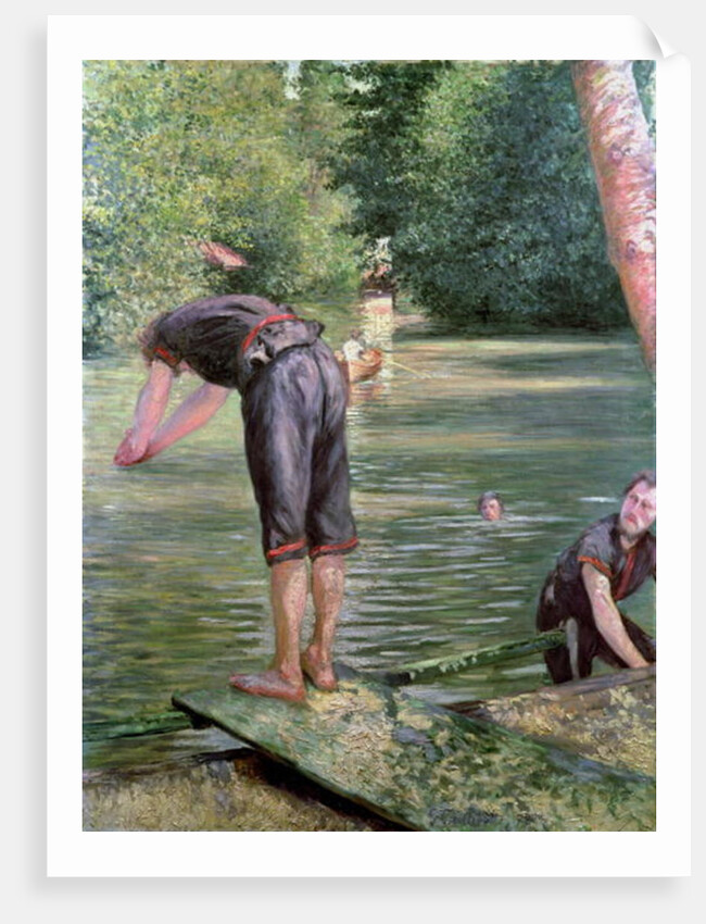 Bathers on the Banks of the Yerres, 1878 by Gustave Caillebotte