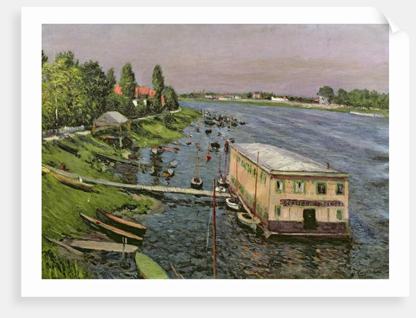 The Pontoon at Argenteuil, c.1886-87 by Gustave Caillebotte