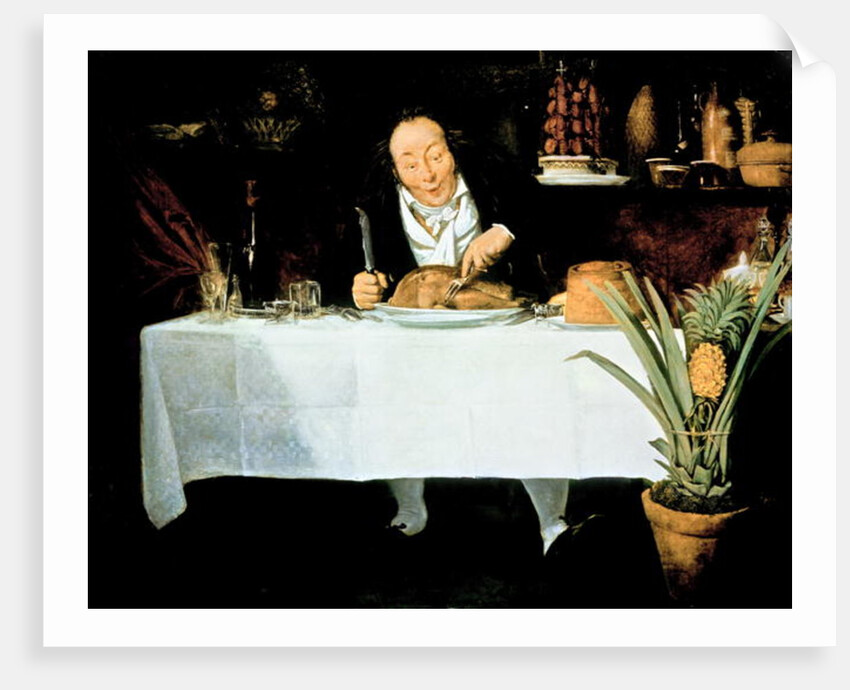 The Gourmand by Louis Leopold Boilly
