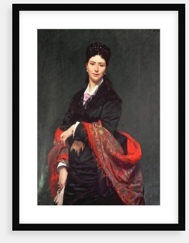 Portrait of Mrs Marie Clerc, 1874 by Charles Emile Auguste Carolus-Duran