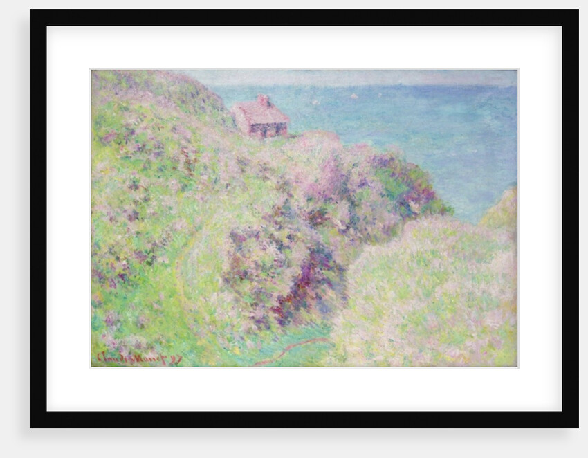 Customs house at Varengeville, 1897 by Claude Monet