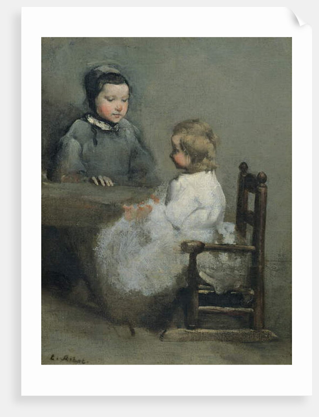 The Two Sisters by Auguste Theodule Ribot