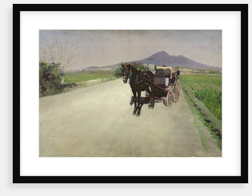 A Road in Naples by Gustave Caillebotte