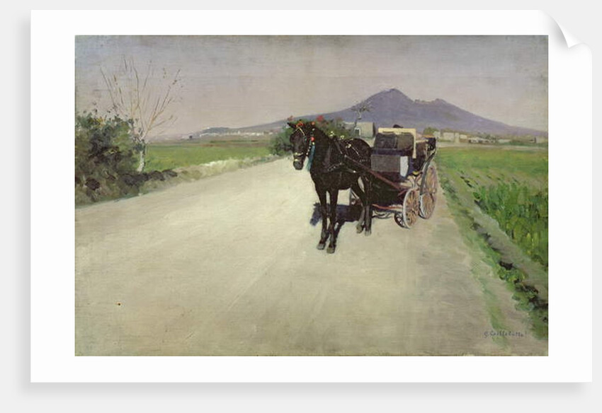 A Road in Naples by Gustave Caillebotte