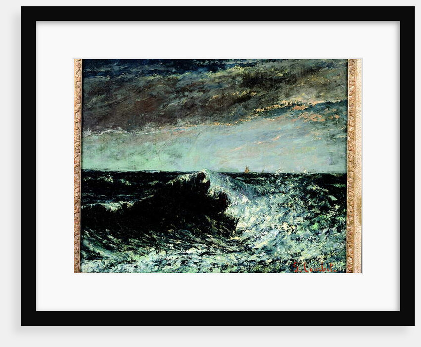 The Wave by Gustave Courbet