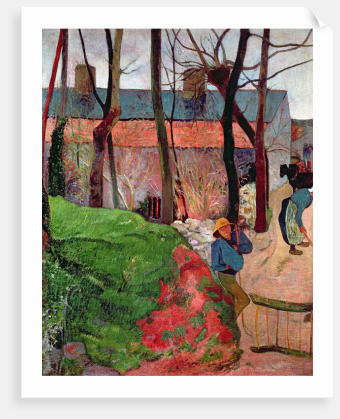 Cottage at Le Pouldu, 1890 by Paul Gauguin