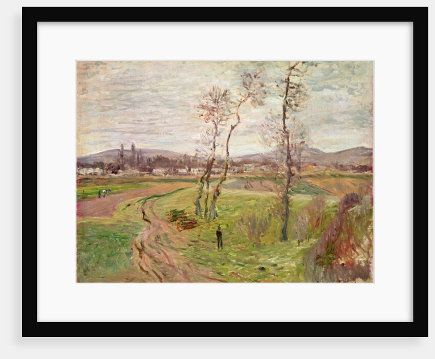 The Plain at Gennevilliers, 1877 by Claude Monet