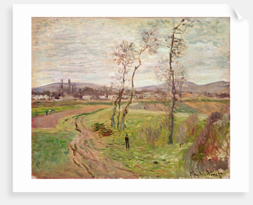 The Plain at Gennevilliers, 1877 by Claude Monet
