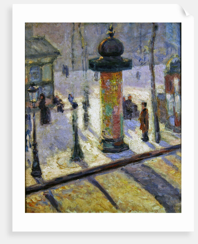 Kiosk on the Boulevard Clichy, 1886-7 by Louis Anquetin