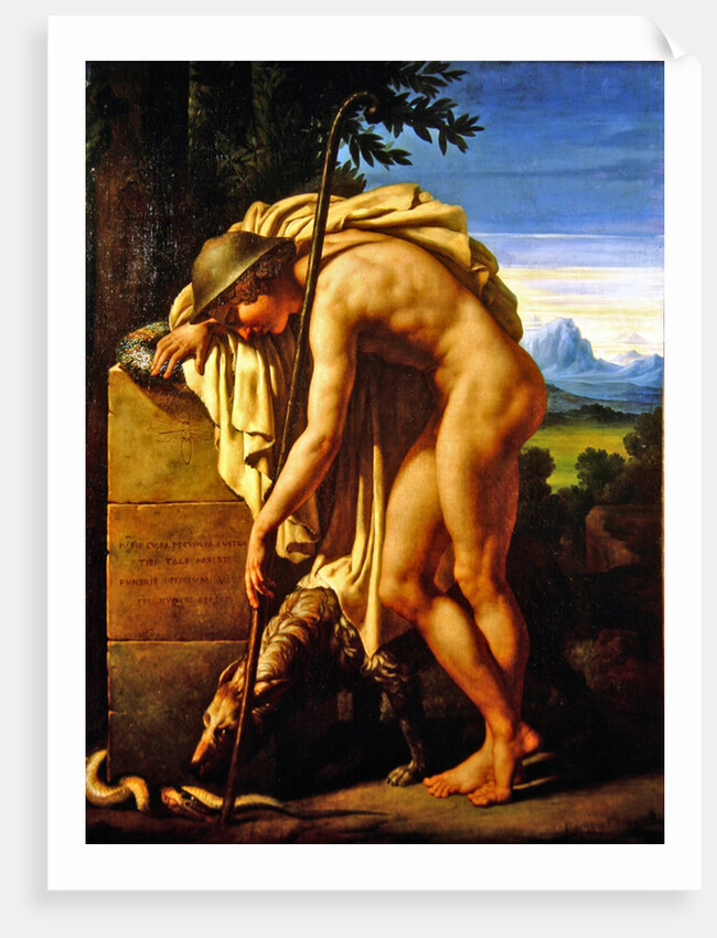 Illustration of the poem 'The Gnat', attributed to Virgil by Antoine Felix Boisselier