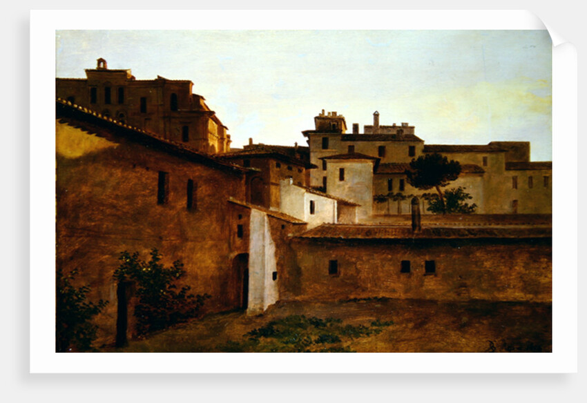Rooftops in Rome, 1824 by Louise Josephine Sarazin de Belmont