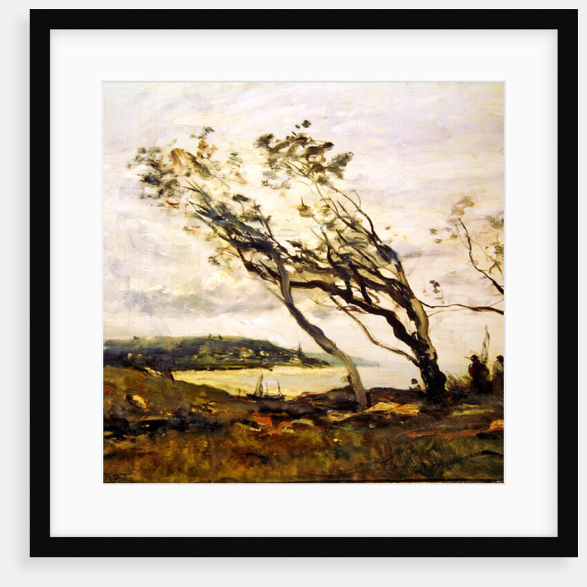 Stormy day on the Channel by Jean Baptiste Camille Corot