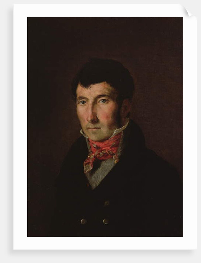 Portrait of Fougerat by Ferdinand Victor Eugene Delacroix