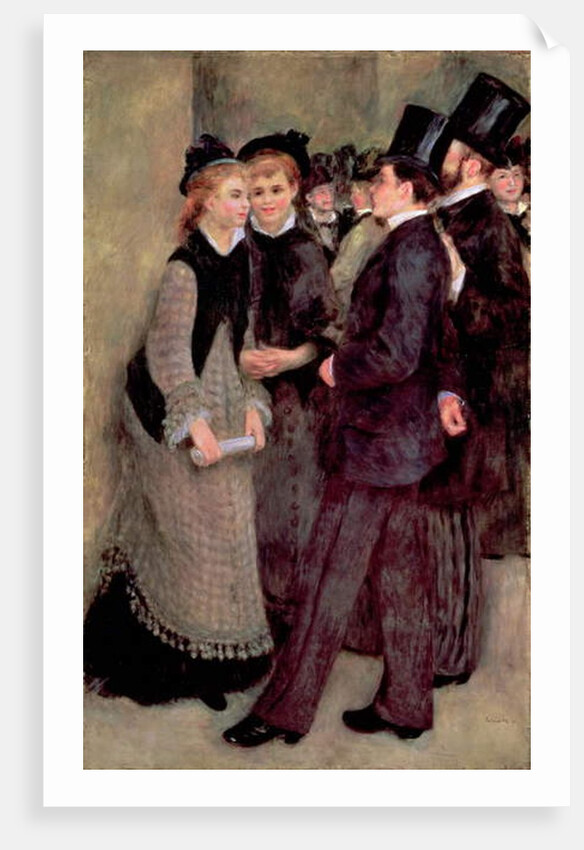 Leaving the Conservatory 1877 by Pierre Auguste Renoir