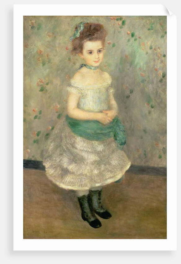 Jeanne Durand-Ruel 1876 by Pierre Auguste Renoir