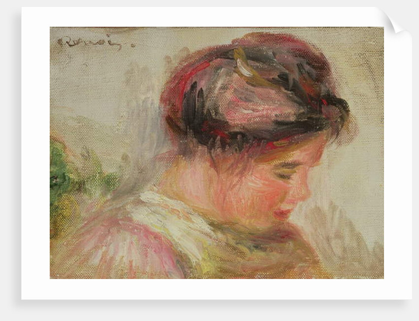 Head of Gabrielle by Pierre Auguste Renoir
