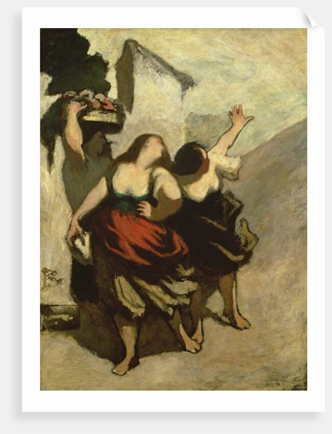 The Ribalds by Honore Daumier