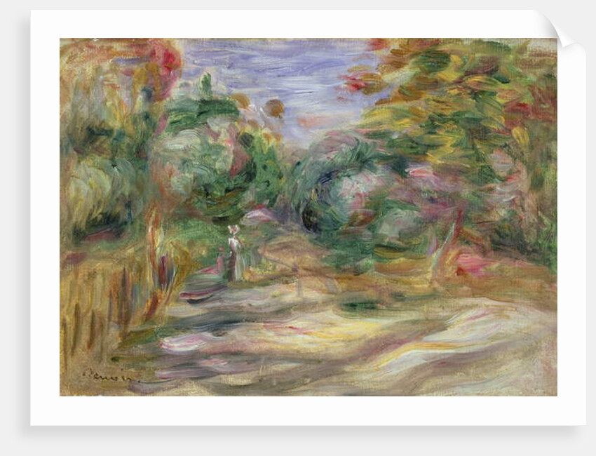 Landscape - Lane by Pierre Auguste Renoir