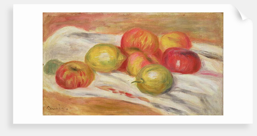 Seven Apples, 1910 by Pierre Auguste Renoir