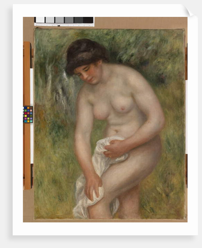 Nude, Green Background, 1902 by Pierre Auguste Renoir