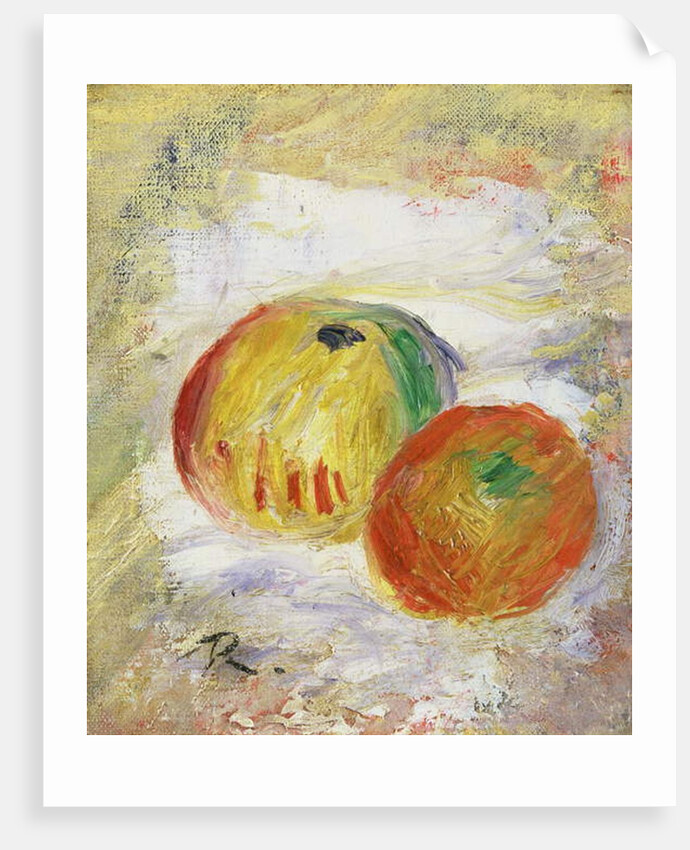 Two Apples, 1875 by Pierre Auguste Renoir