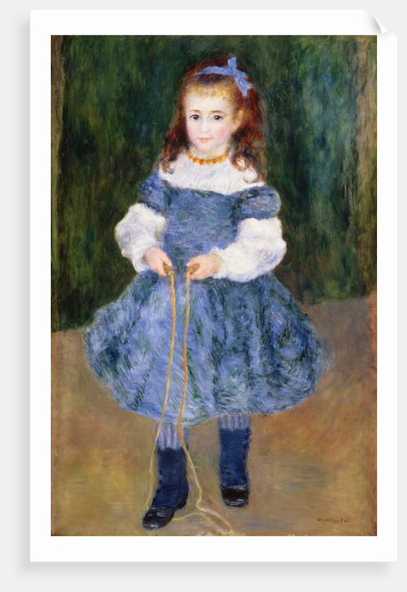 Girl with Jumping Rope, 1876 by Pierre Auguste Renoir
