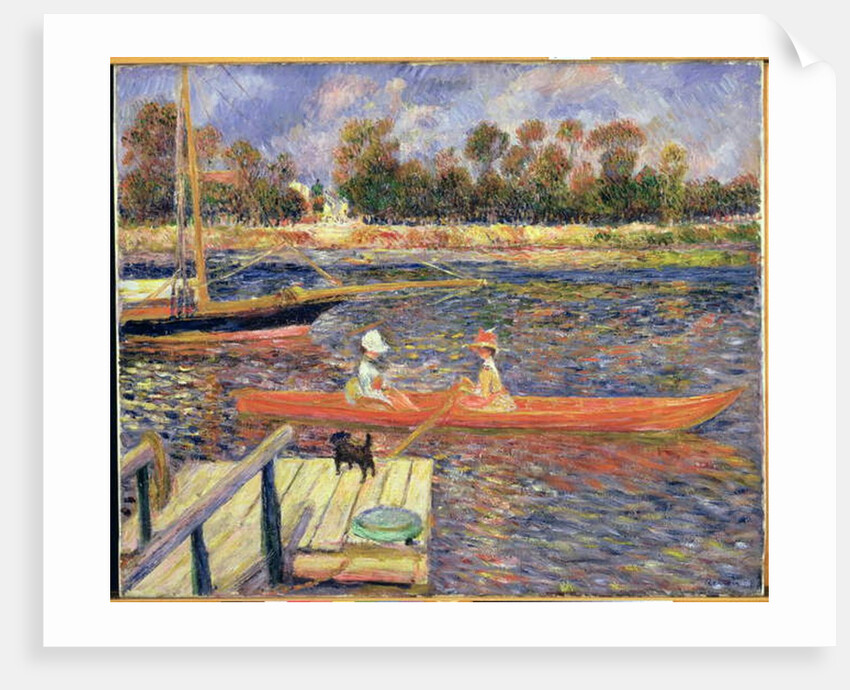 Red Boat, Argenteuil, 1888 by Pierre Auguste Renoir
