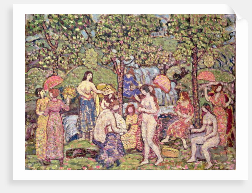 Idyll, Nudes in a Landscape, 1913-15 by Maurice Brazil Prendergast