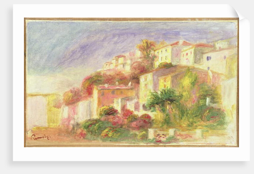 Garden of the Post Office at Cagnes, 1918 by Pierre Auguste Renoir