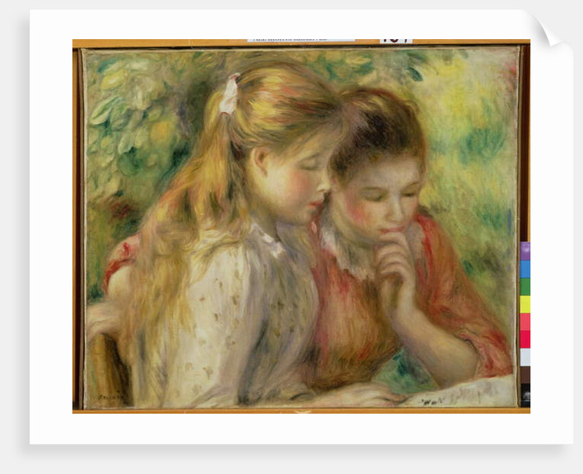 Two Girls Reading, c.1892 by Pierre Auguste Renoir