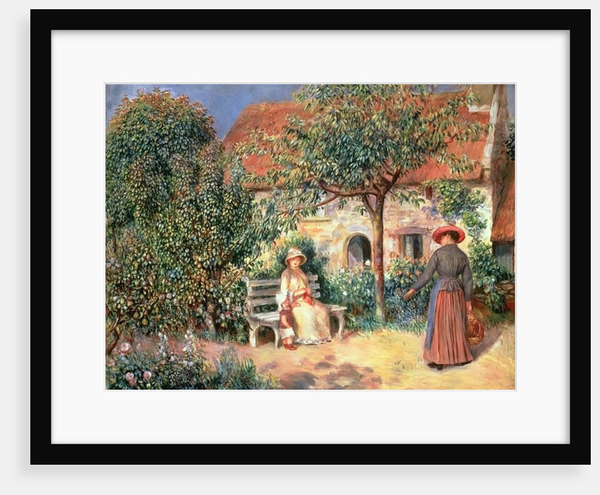 Garden Scene in Brittany, c.1886 by Pierre Auguste Renoir