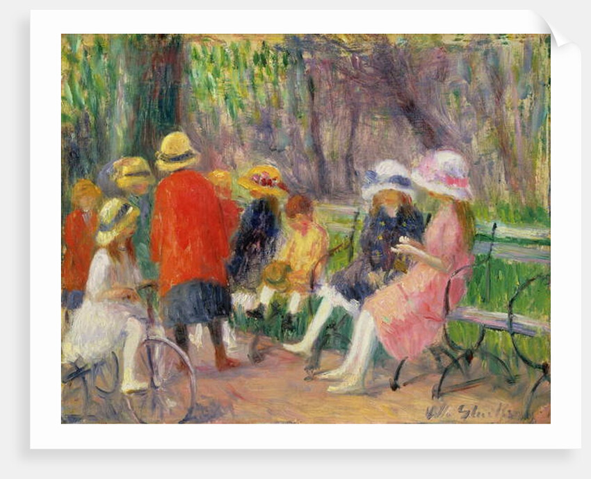Children in the Park by William James Glackens