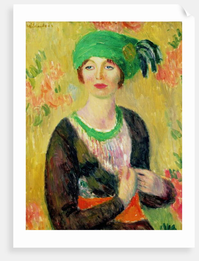 Girl with Green Turban by William James Glackens
