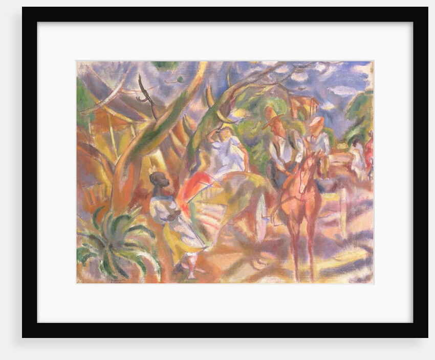 Southern Scene with Man Driving a Carriage, 1915 by Jules Pascin