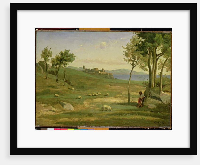 Italian Landscape, 1838 by Jean Baptiste Camille Corot