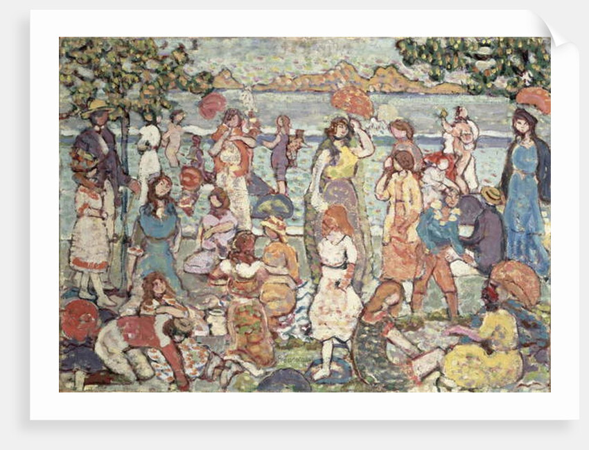 Landscape with Figures, 1921 by Maurice Brazil Prendergast