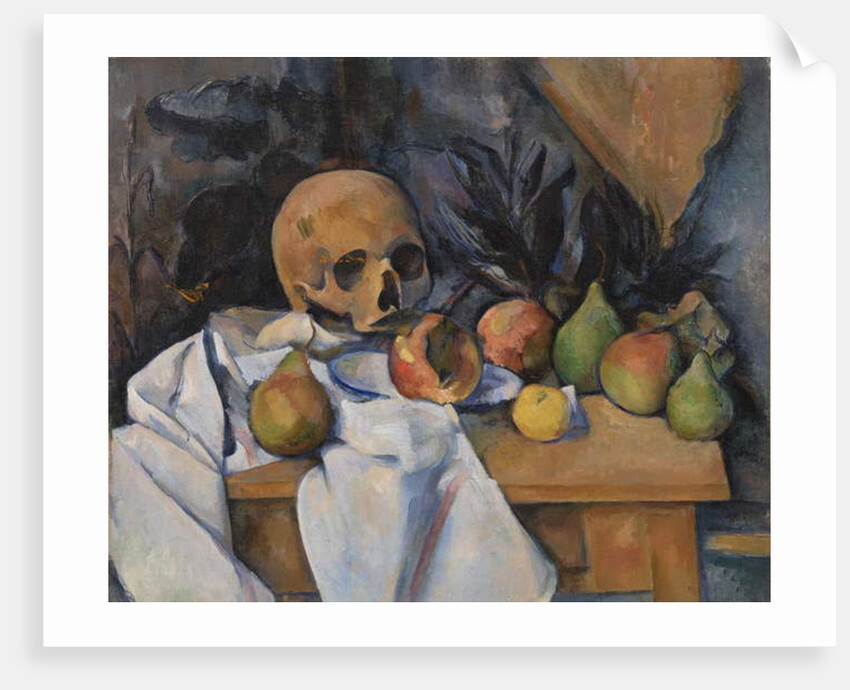 Still Life with Skull, 1896-98 by Paul Cezanne