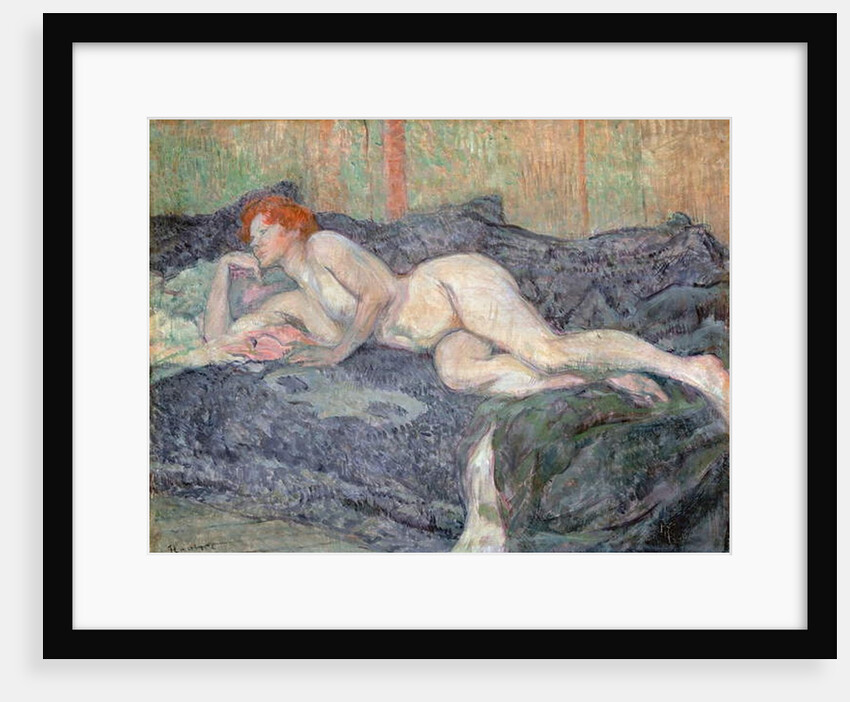 Reclining Nude, 1897 by Henri de Toulouse-Lautrec