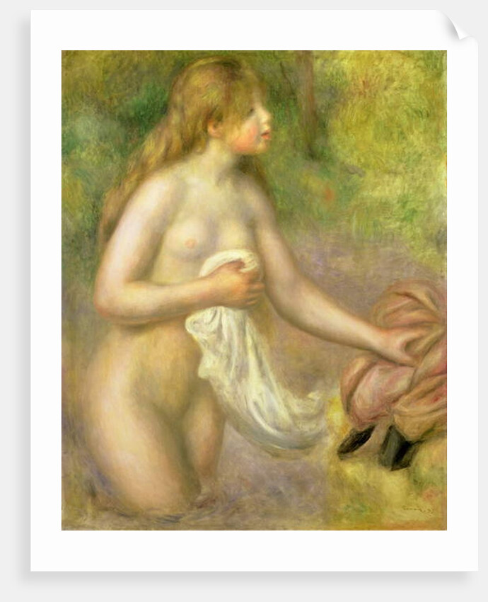 Nude in Brook, 1895 by Pierre Auguste Renoir