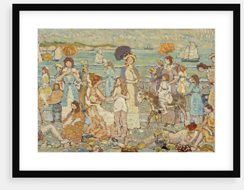 The Beach no 3, 1914-15 by Maurice Brazil Prendergast