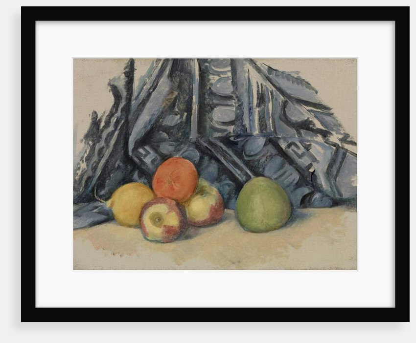 Apples and Cloth, 1893-94 by Paul Cezanne