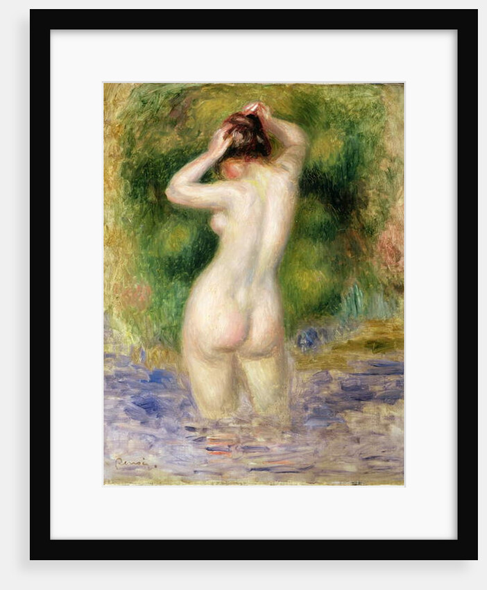 Nude Wading, c.1880 by Pierre Auguste Renoir