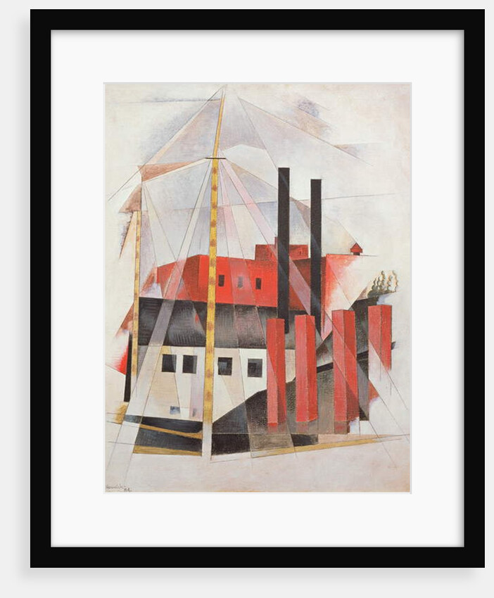 Piano Movers' Holiday, 1919 by Charles Demuth