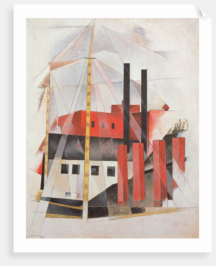 Piano Movers' Holiday, 1919 by Charles Demuth