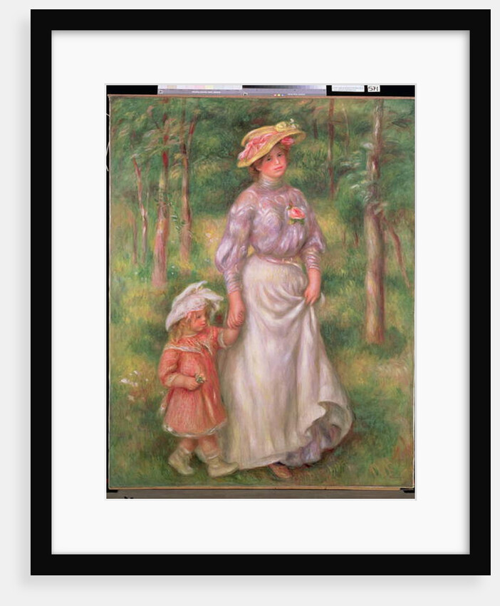 The Promenade, c.1906 by Pierre Auguste Renoir